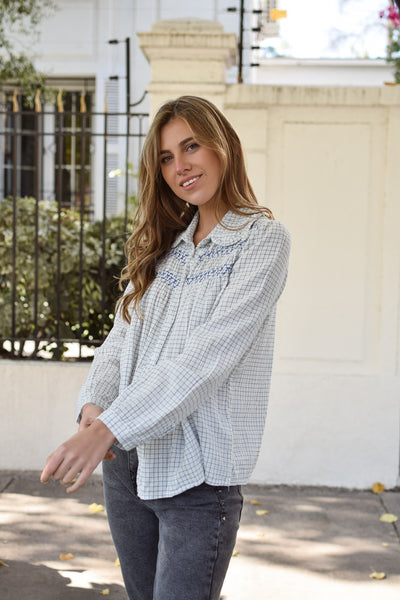 CAMISA WHITE BLUE