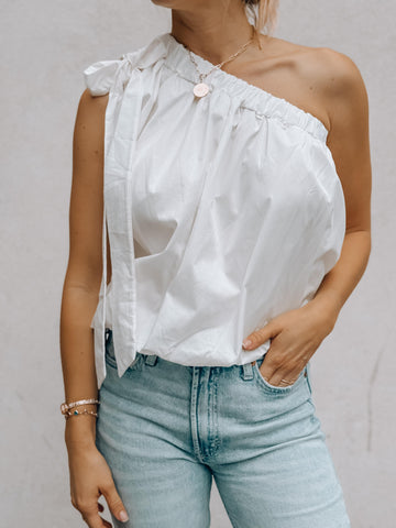 BLUSA GLOBO BLANCO